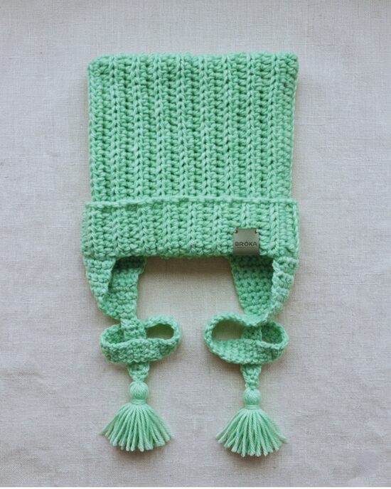 Cepure bērnam salātzaļa